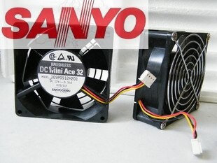 Sanyo Denki 109P0912H201 92x92x32mm 12V DC 0.31A Axial Cooling Fan