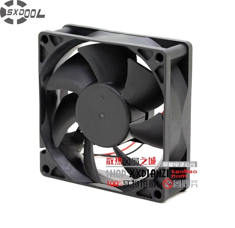 SuperRed CHA8024EBN-OR 24V DC 80x80x25mm Brushless Cooling Fan
