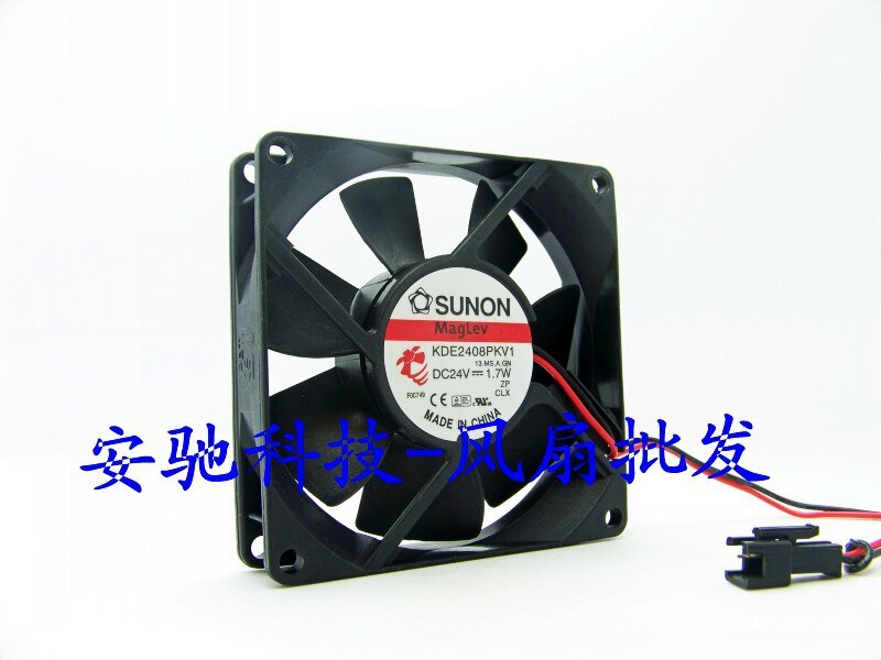 SUNON KDE2408PKV1 80x80x20mm 24V DC Axial Cooling Fan