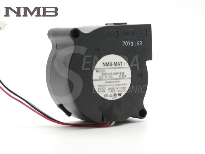 NMB BM5125-04W-B59 51x51x25mm 12V DC 0.32A Axial Cooling Fan