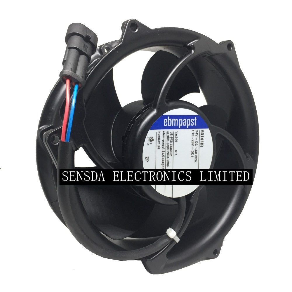 ebm-papst 6314HR 63x63x14mm 24V DC Axial Cooling Fan
