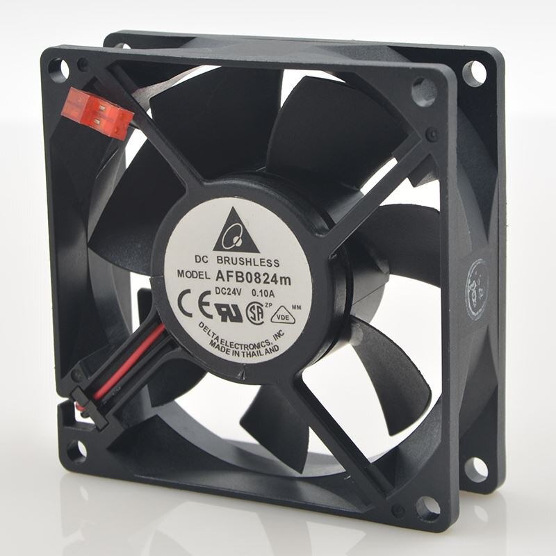 Delta AFB0824M 80x80x25mm 24V DC 0.10A Axial Cooling Fan