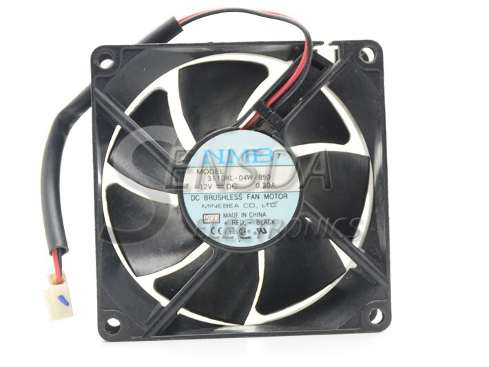 NMB 3110KL-04W-B50 31x31x10mm 12V DC Axial Cooling Fan