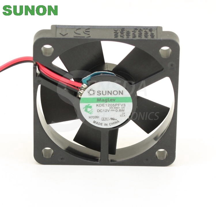 SUNON KDE1205PFV3 50x50x10mm 12V DC Axial Cooling Fan
