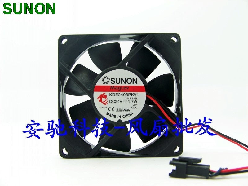 SUNON KDE2408PKV1 80x80x20mm 24V DC Axial Cooling Fan