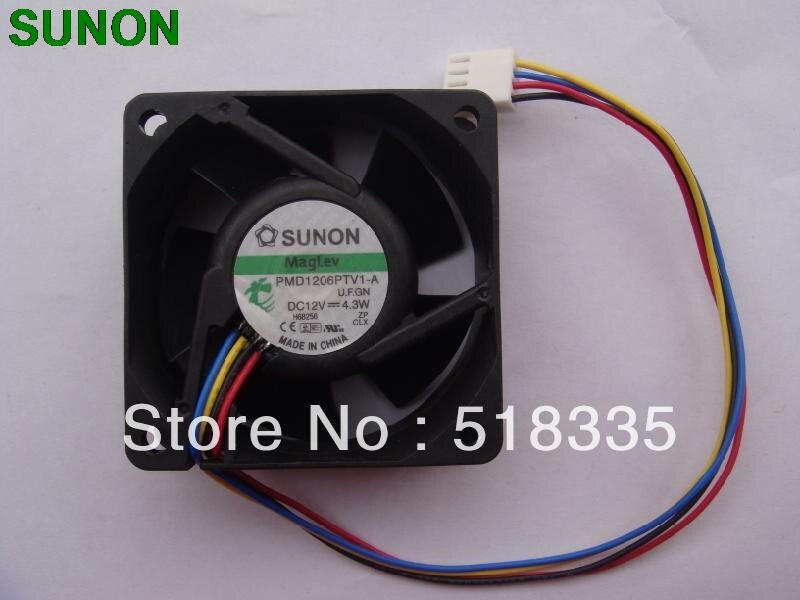 SUNON PMD1206PTV1-A 60x60x25mm 12V DC Axial Cooling Fan