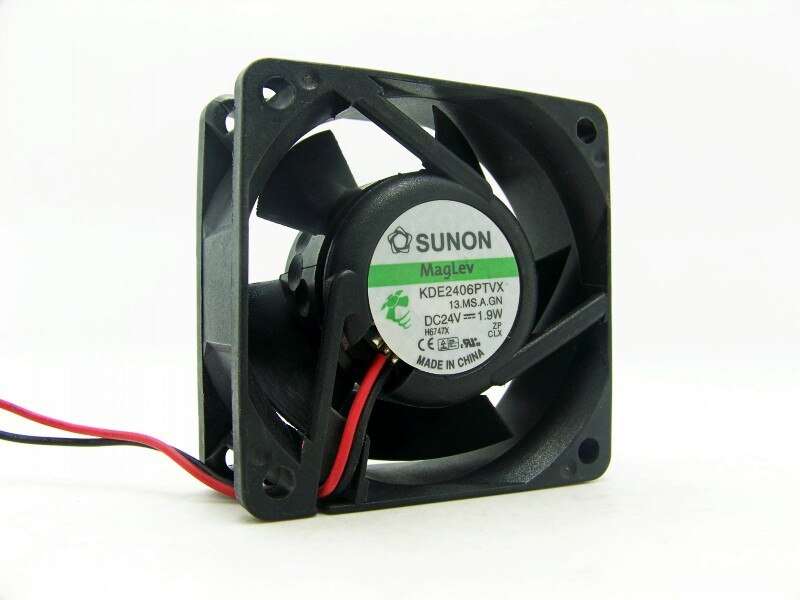 SUNON KDE2406PTVX 60x60x25mm 24V DC Axial Cooling Fan