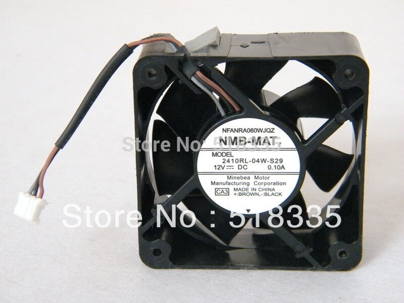 NMB 2410RL-04W-S29 12V DC 0.1A Axial Cooling Fan