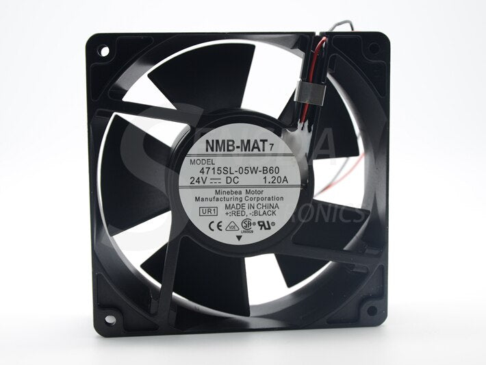 NMB 4715SL-05W-B60 120x120x38mm 24V DC 1.20A Axial Cooling Fan