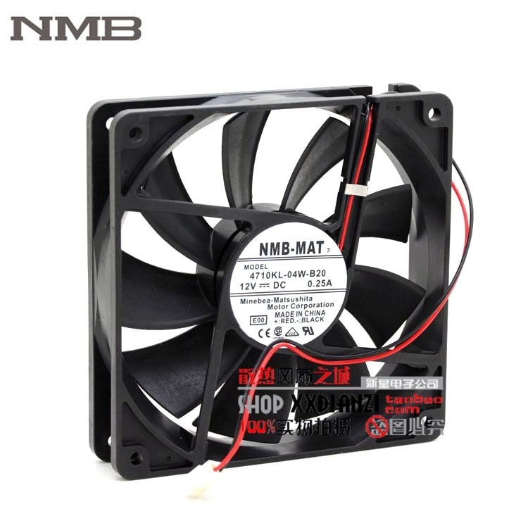NMB 4710KL-04W-B20 120x120x25mm 0.25A Axial Cooling Fan