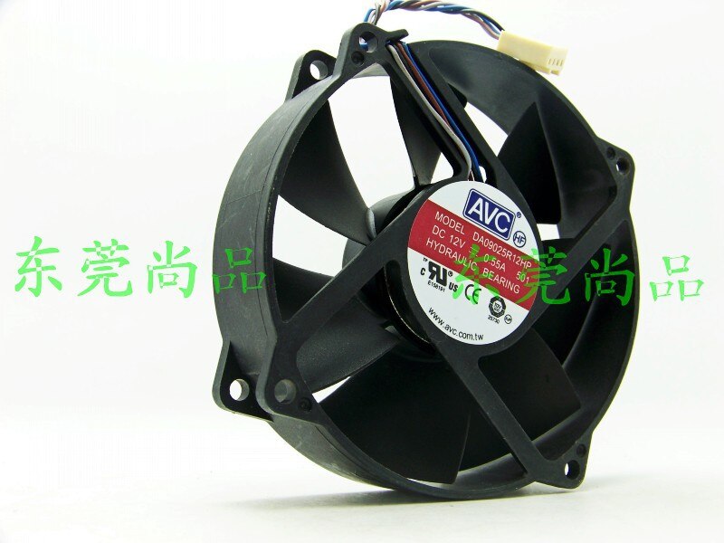 AVC DA09025R12HP 90x90x25mm 12V DC 0.55A Axial Cooling Fan