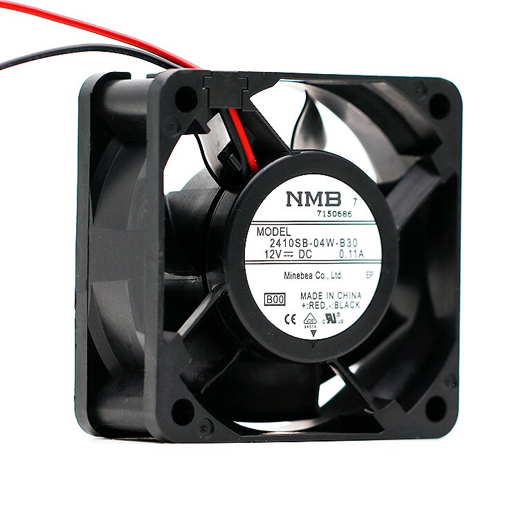 NMB 2410SB-04W-B30 24x24x10mm 12V DC 0.11A Axial Cooling Fan
