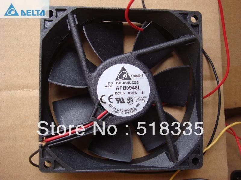 Delta AFB0948L 90x90x38mm 48V DC 0.08A Axial Cooling Fan