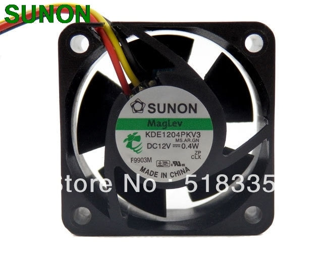SUNON KDE1204PKV3MS.AR.GN 40x40x20mm 12V DC Axial Cooling Fan