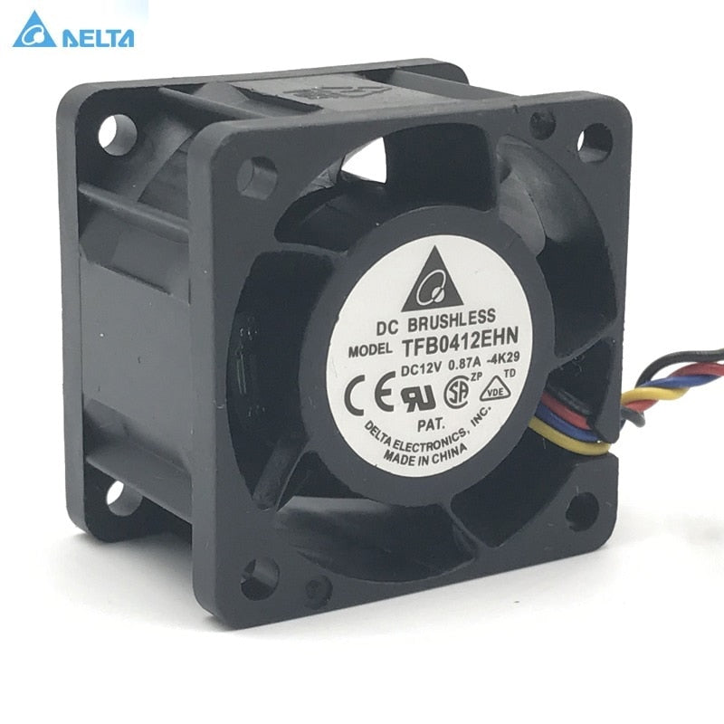 Delta TFB0412EHN 40x40x28mm 12V DC 0.87A Axial Cooling Fan