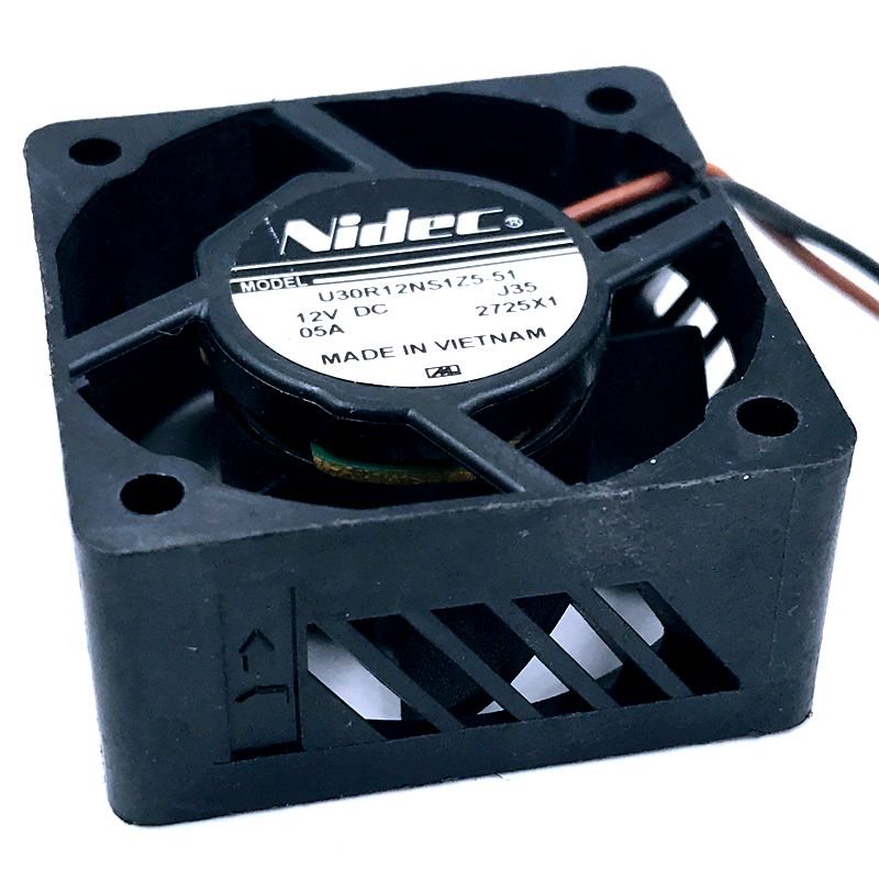 Nidec U30R12NS1Z5-51 30x30x15mm 12V DC 0.05A Axial Cooling Fan
