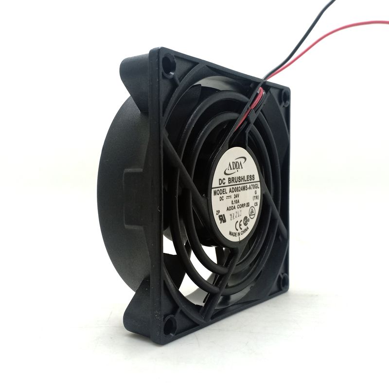 ADDA AD0824MS-A70GL 60x60x25mm 24V DC Industrial Cooling Fan