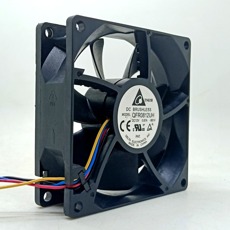 Delta QFR0812UH 80x80x25mm 12V DC Axial Cooling Fan