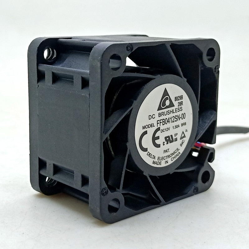 Delta FFB0412SN-00 40x40x28mm 12V DC 1.50A Axial Cooling Fan