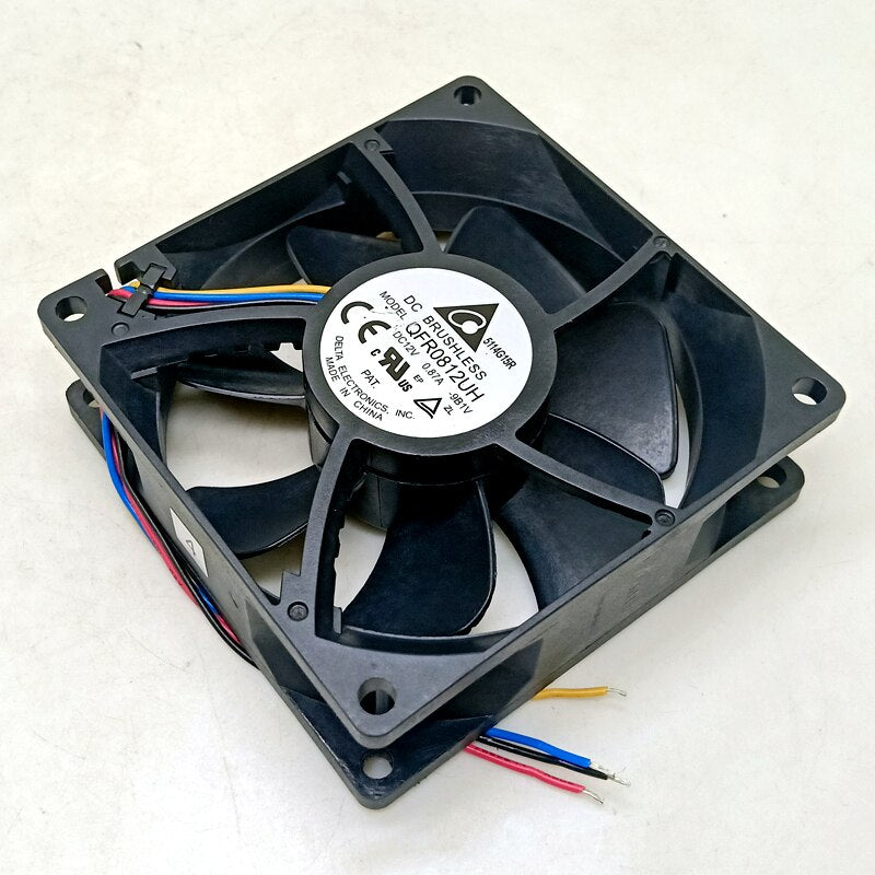 Delta QFR0812UH 80x80x25mm 12V DC Axial Cooling Fan