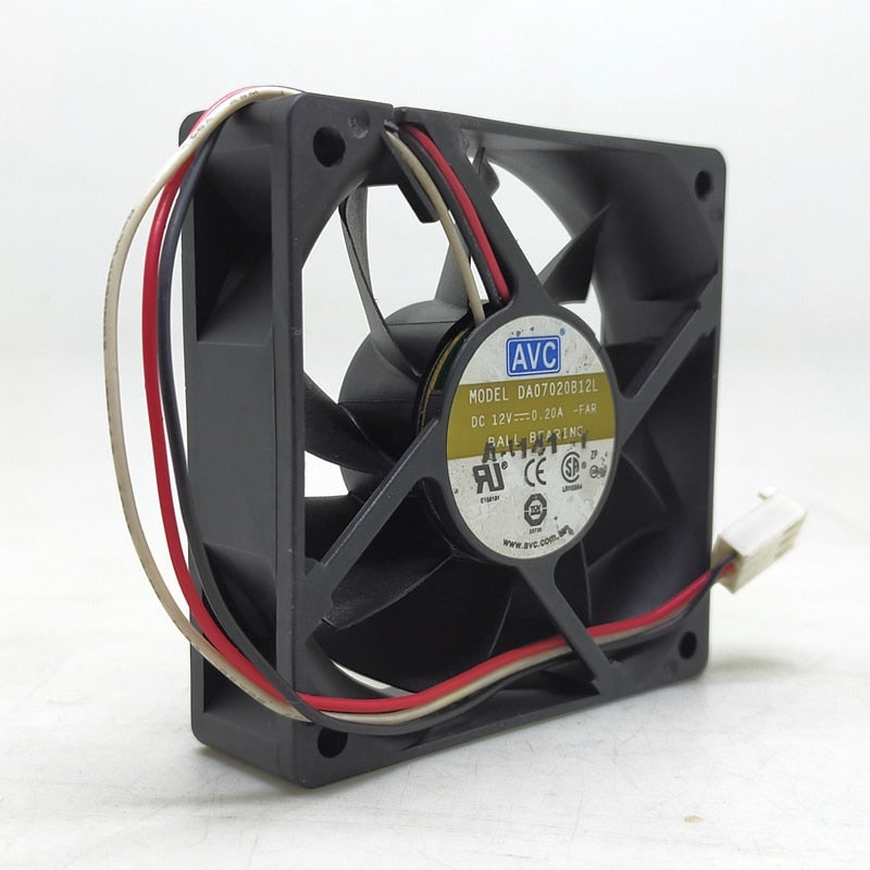 AVC Da07020b12l 70x70x20mm 12V DC Industrial Cooling Fan