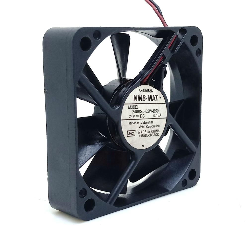 NMB 2406GL-05W-B50 60x60x15mm 24V DC Industrial Cooling Fan