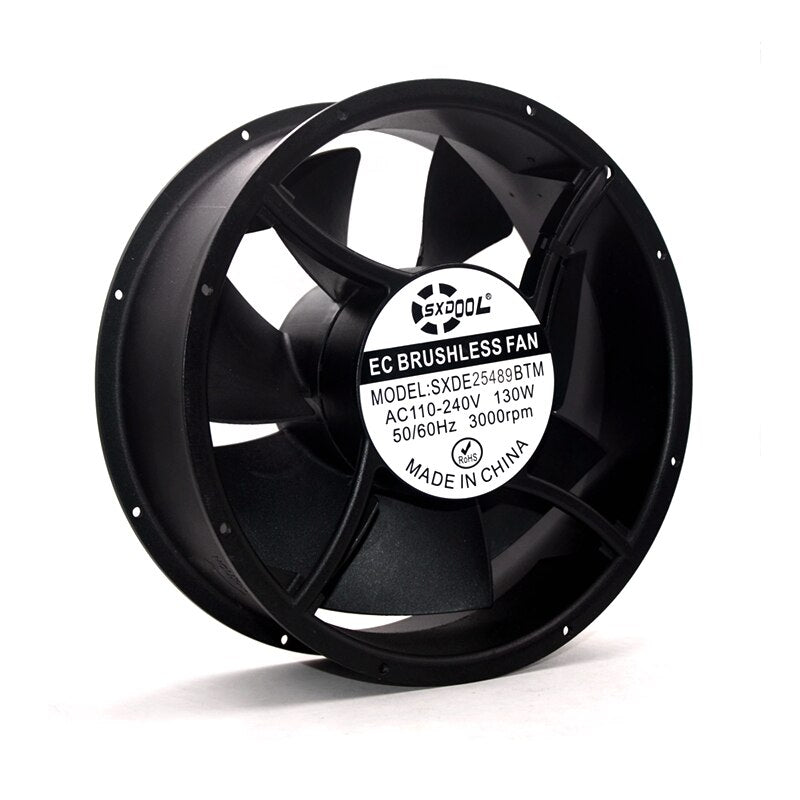 25489 25x25x48mm 110-240V AC Axial Cooling Fan