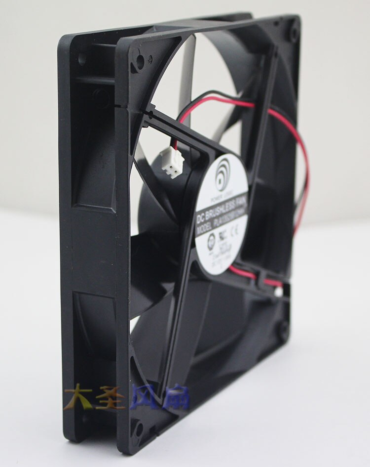 PLA13525B12HH 135x135x25mm 12V DC 1.0A Axial Cooling Fan