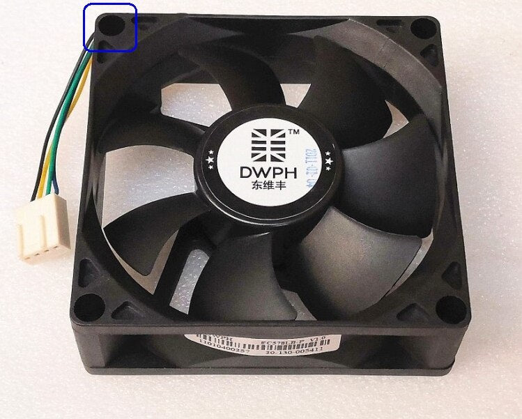 EFAH-08E12L-P4 80x80x25mm 12V DC 0.20A 4-Wire Axial Cooling Fan
