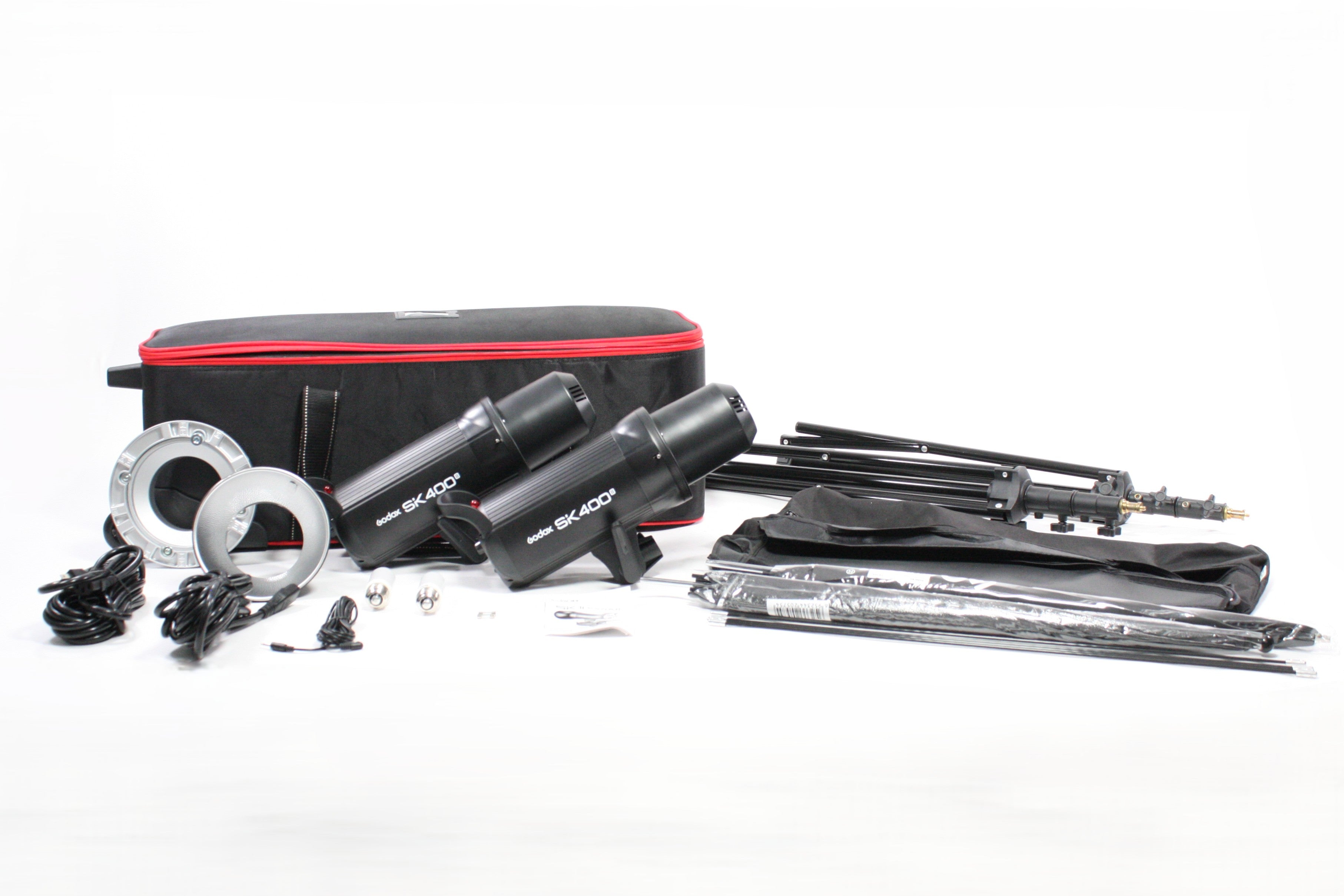 Godox SK400 II 2-Strobe Kit with Rolling Case