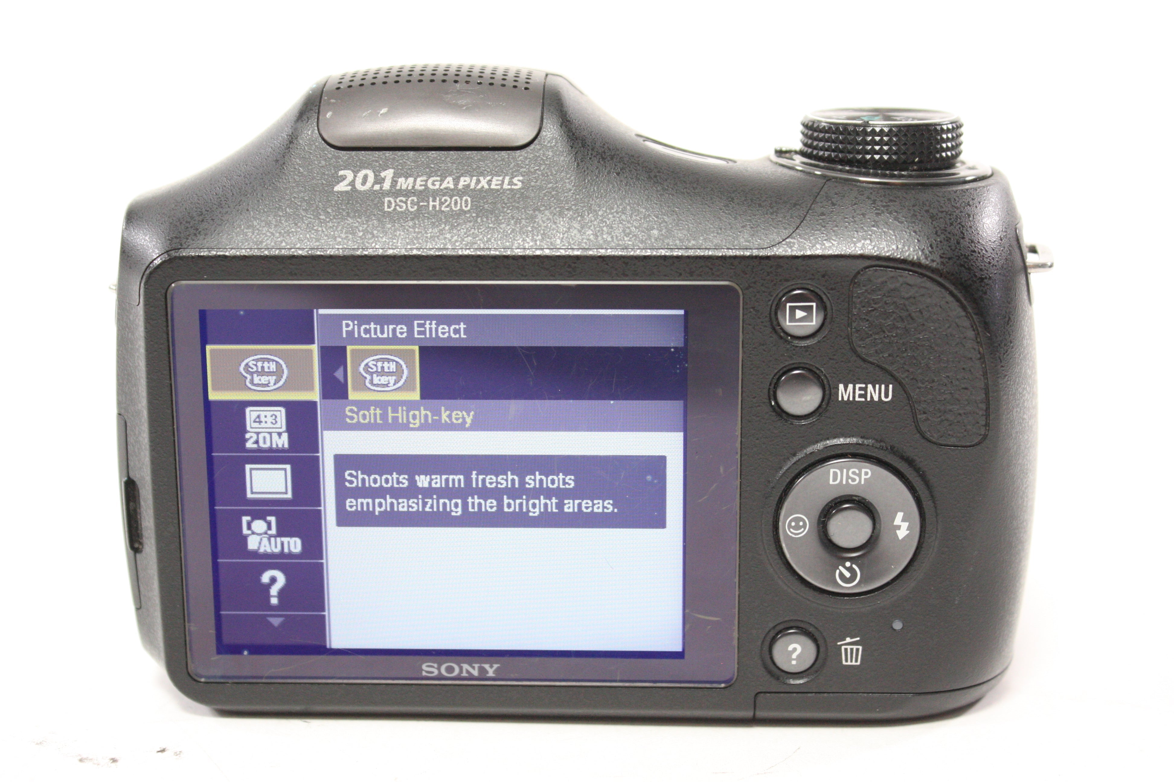 Sony Cyber-shot DSC-H200 Digital Point and Shoot Camera 26x Zoom 20mp