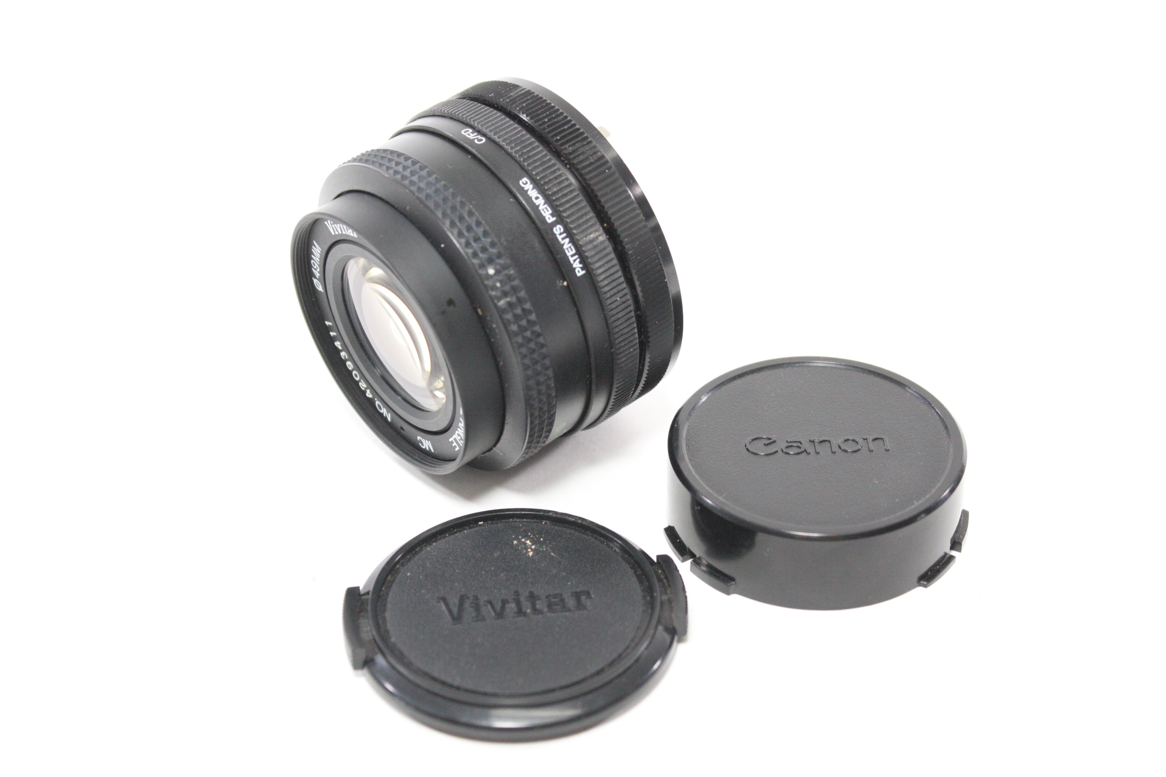 Vivitar 28mm f/2.8 Wide Angle MC Lens for Canon FD Mount