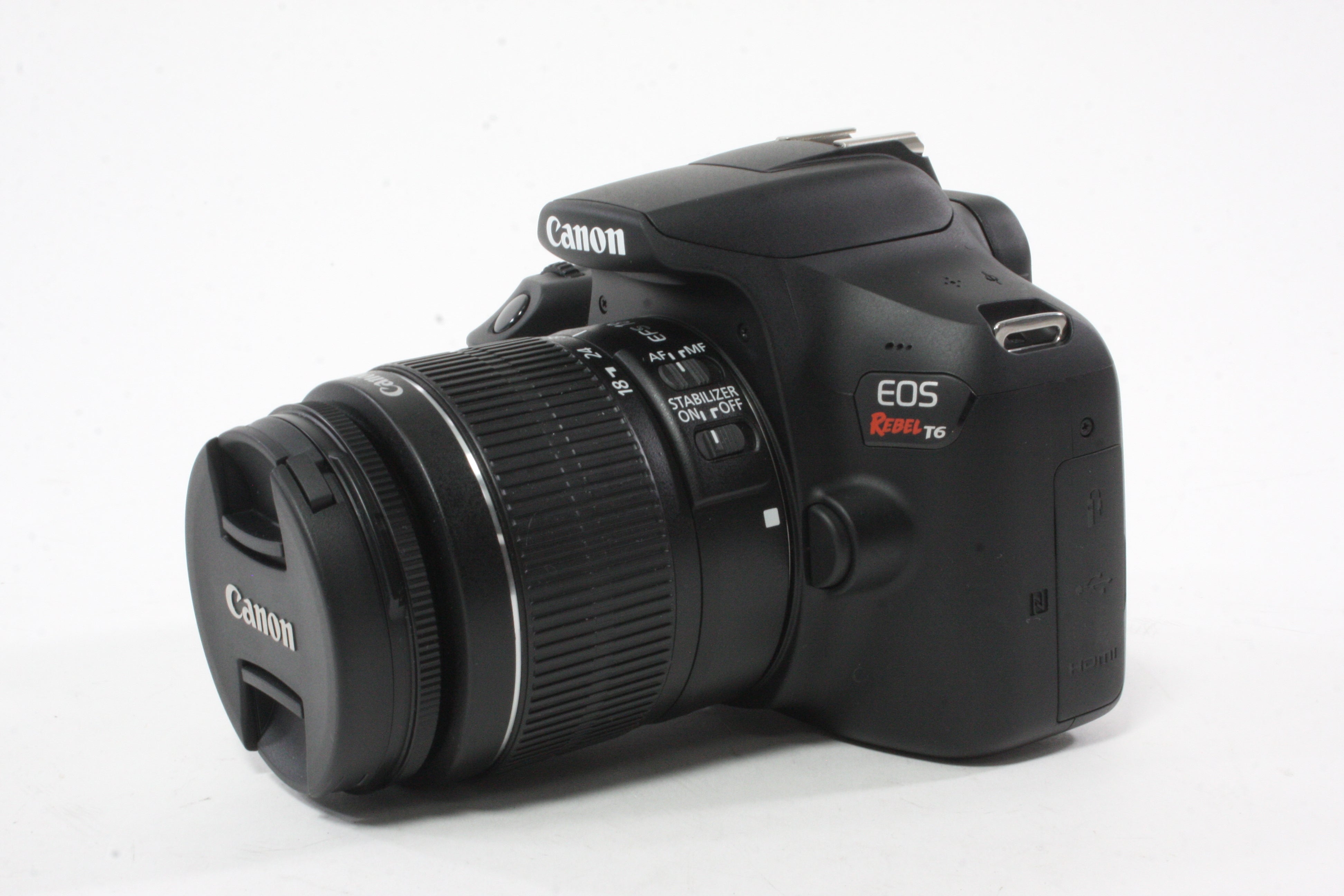 Canon EOS Rebel T6 Digital with Canon 18-55mm f/3.5-5.6 IS II Lens for EF Mount Shutter Count 291
