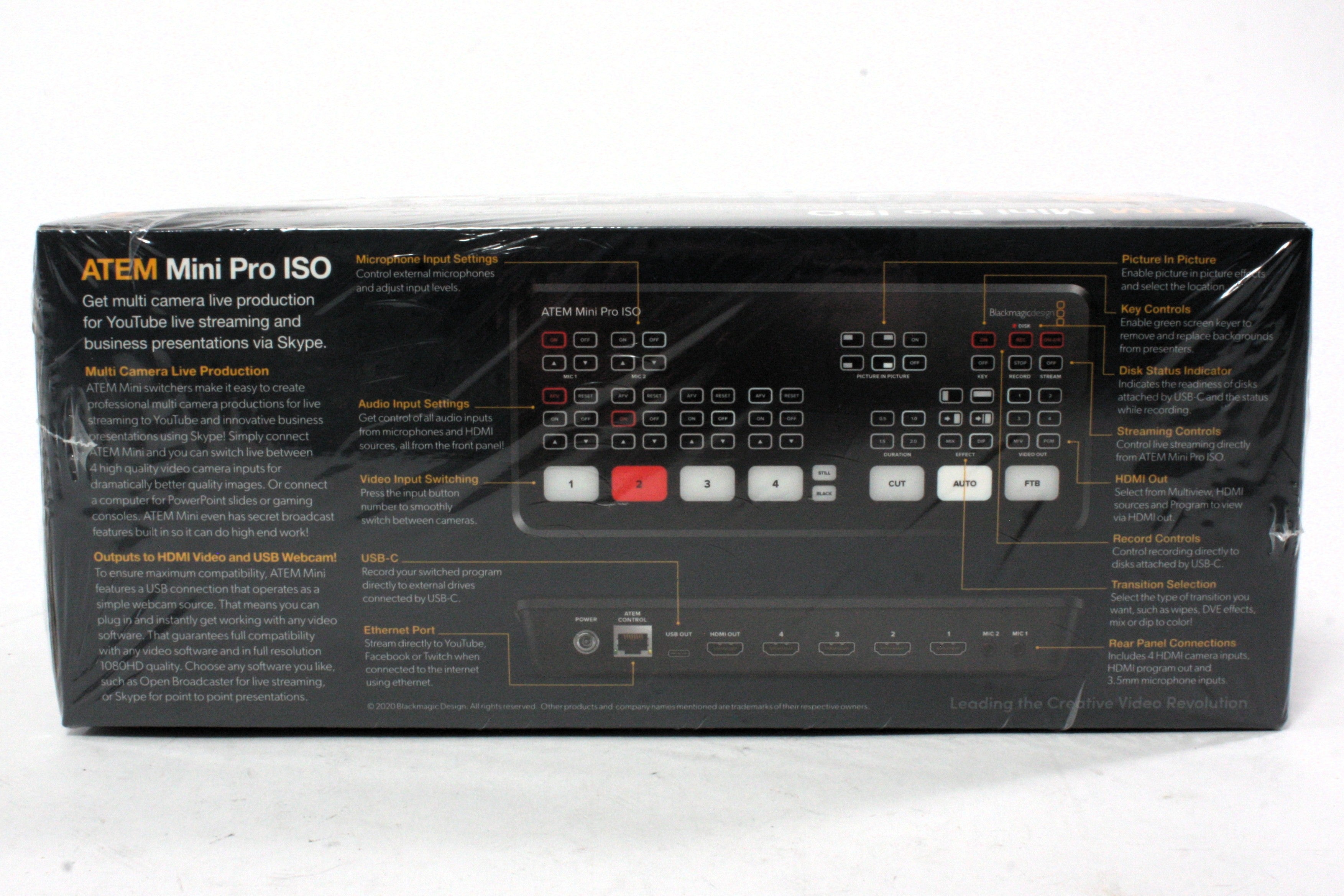 BlackMagic ATEM Mini Pro ISO UNOPENED