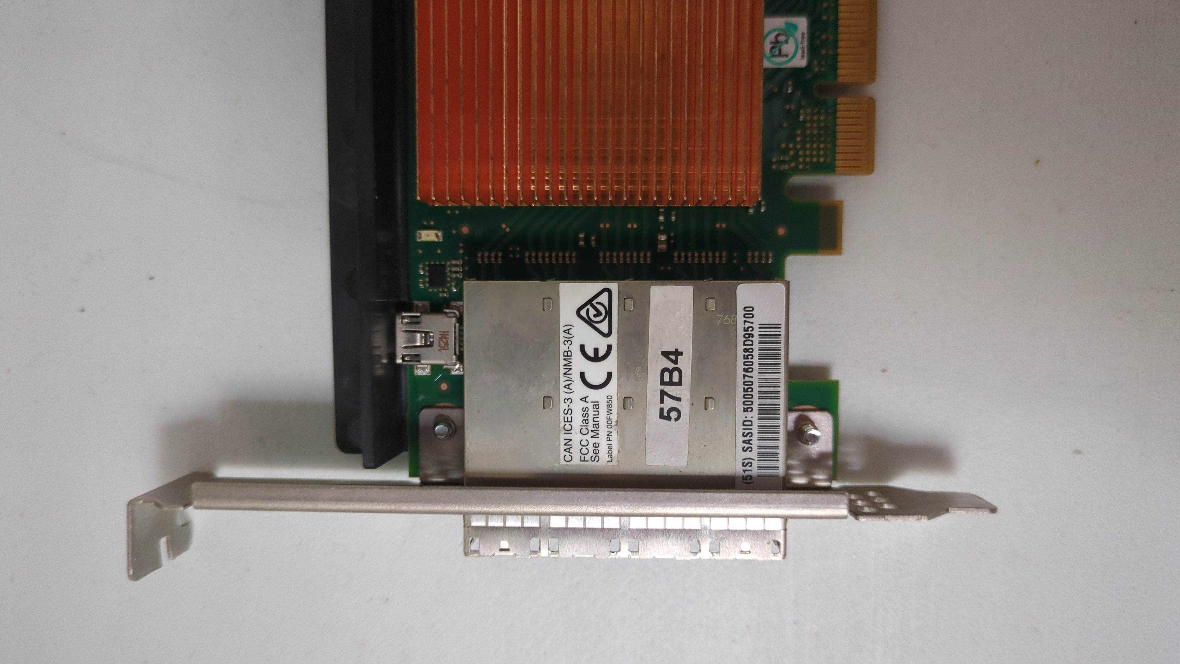 IBM 00MH936 - PCIe3 SAS-600 Adapter Label Detail | Alo Tech Solutions