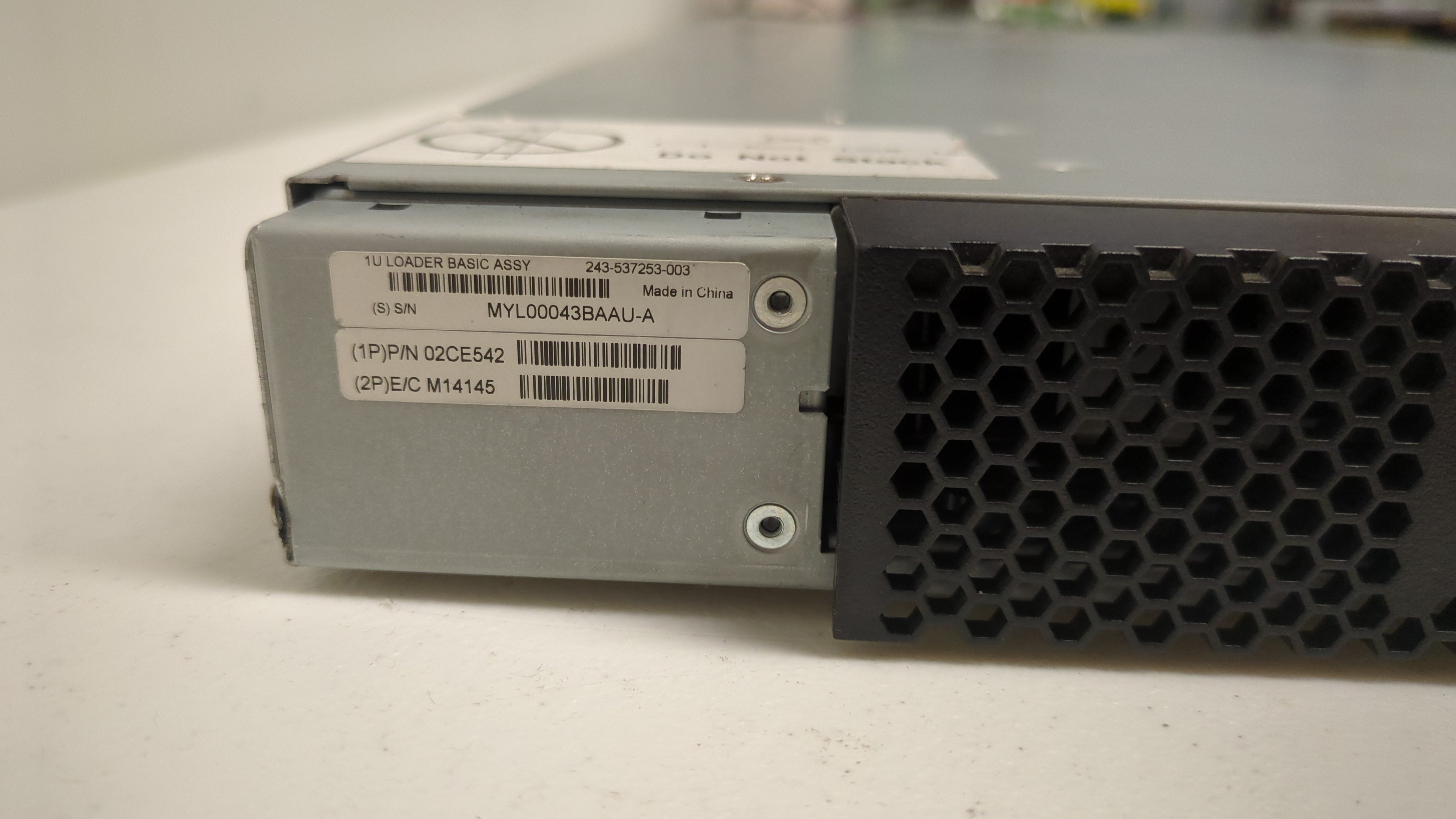 IBM 3572-S8H - TS2900 Tape Autoloader Rear View | Alo Tech Solutions