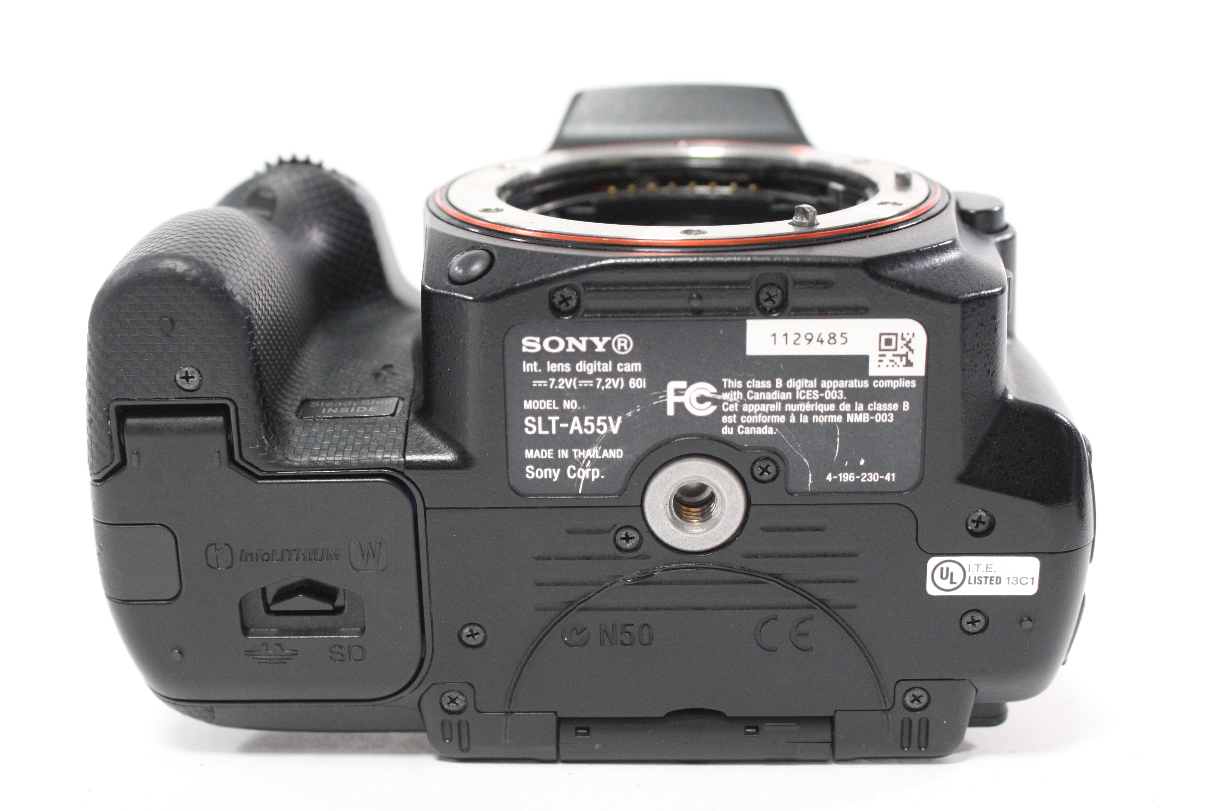 Sony a55 DSLR Camera with Sony 18-55mm f/3.5-5.6 DT SAM Lens with Shutter Count 49,764