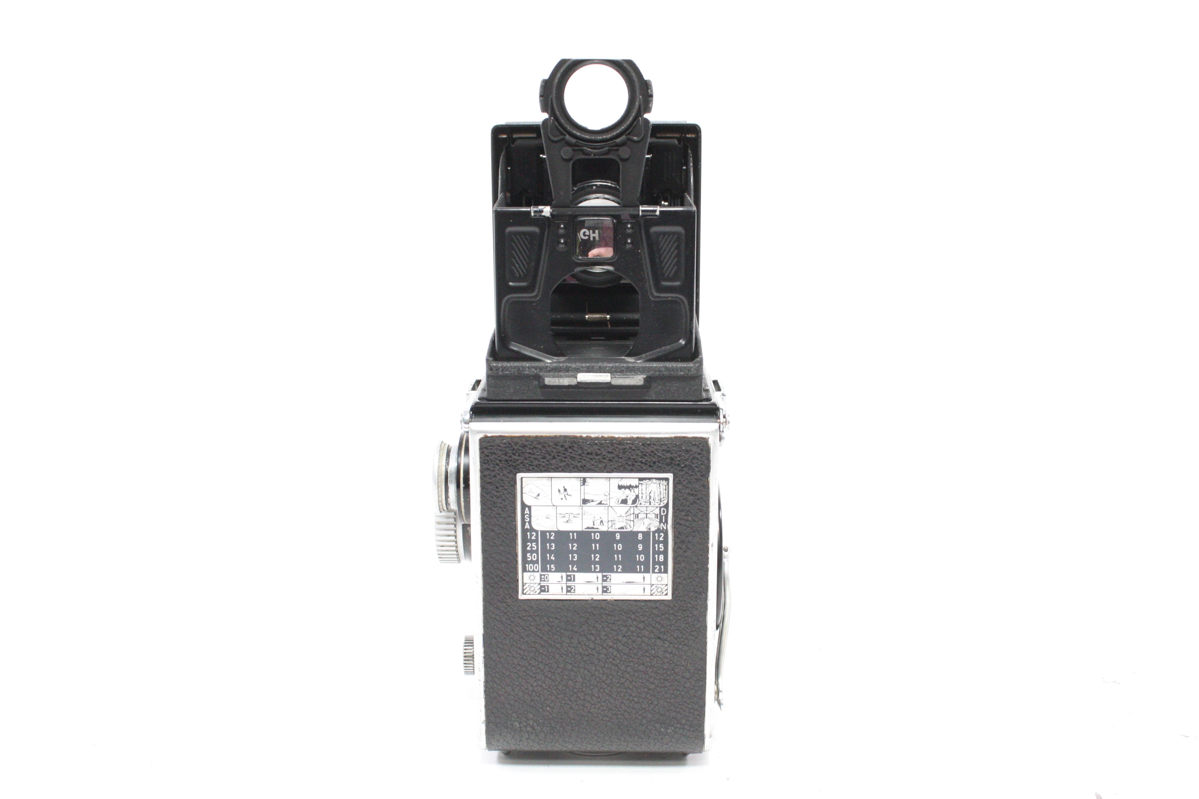 Rolleiflex 2.8 D Medium Format TLR Camera with Schneider-Kreuznach Xenotar 80mm f/2.8 Lens