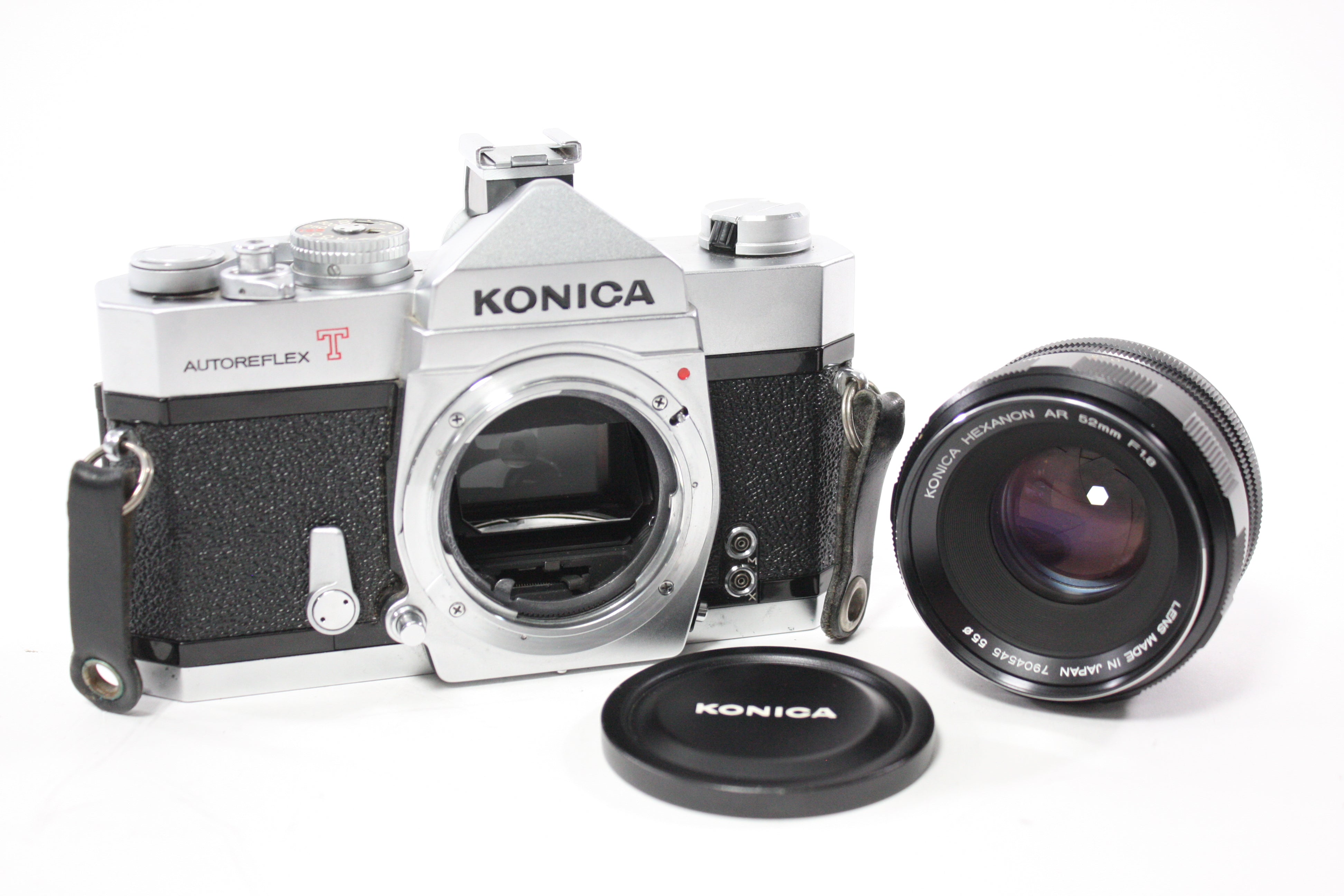 Konica Autoreflex T 35mm SLR Camera with Konica 52mm f/1.8 Hexanon Lens