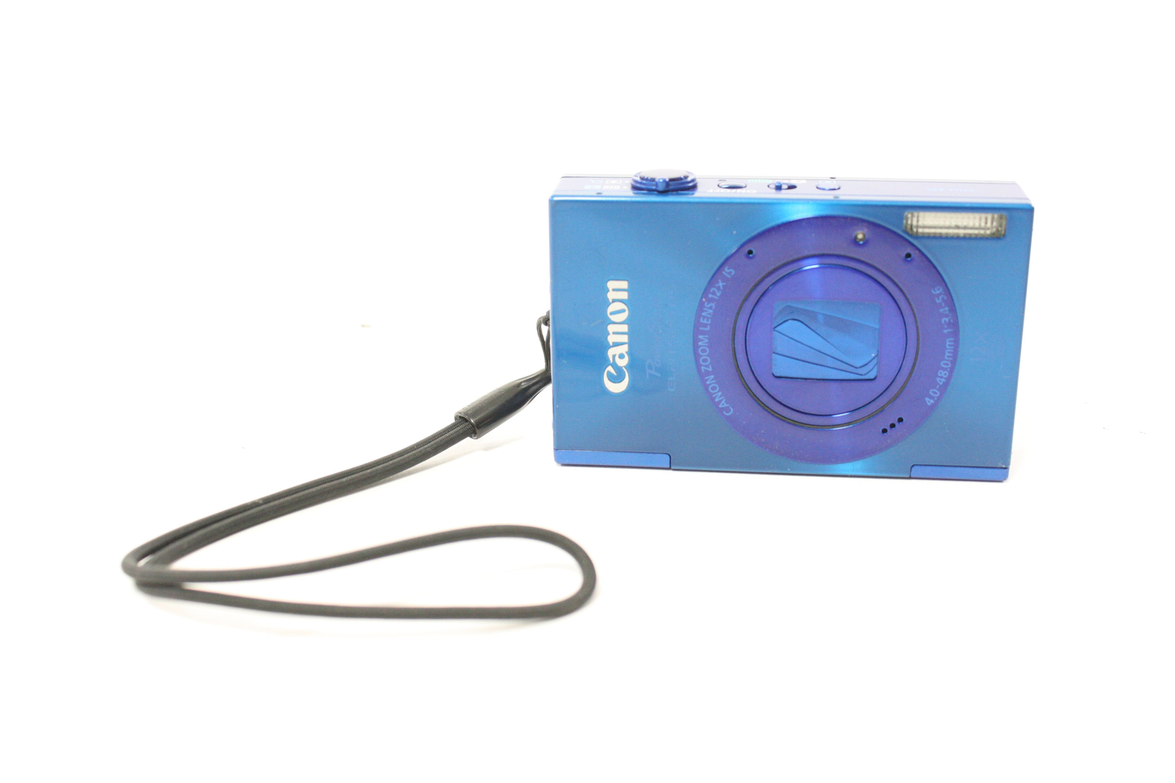 Canon PowerShot ELPH 520 HS Digital Point and Shoot 12x Zoom 10.1mp (Blue) AS-IS