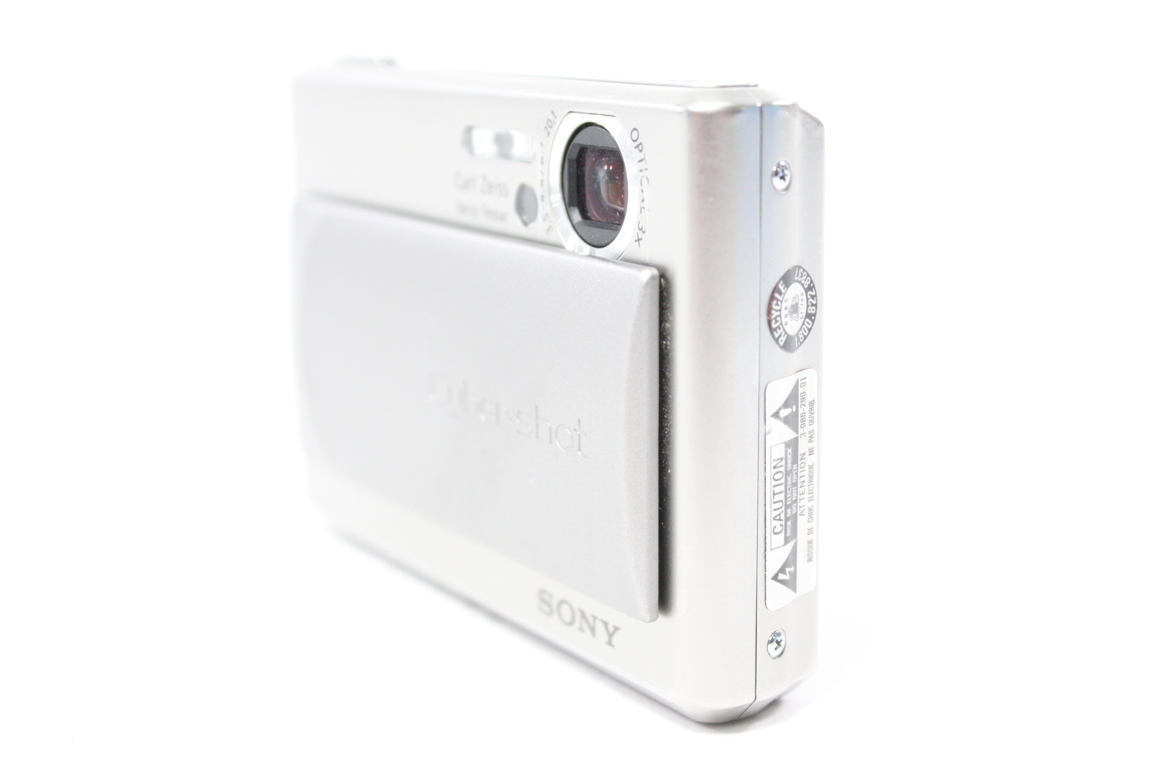 Sony Cybershot DSC-T1 Digital Point and Shoot Camera 3x Zoom 5mp (Silver) AS-IS