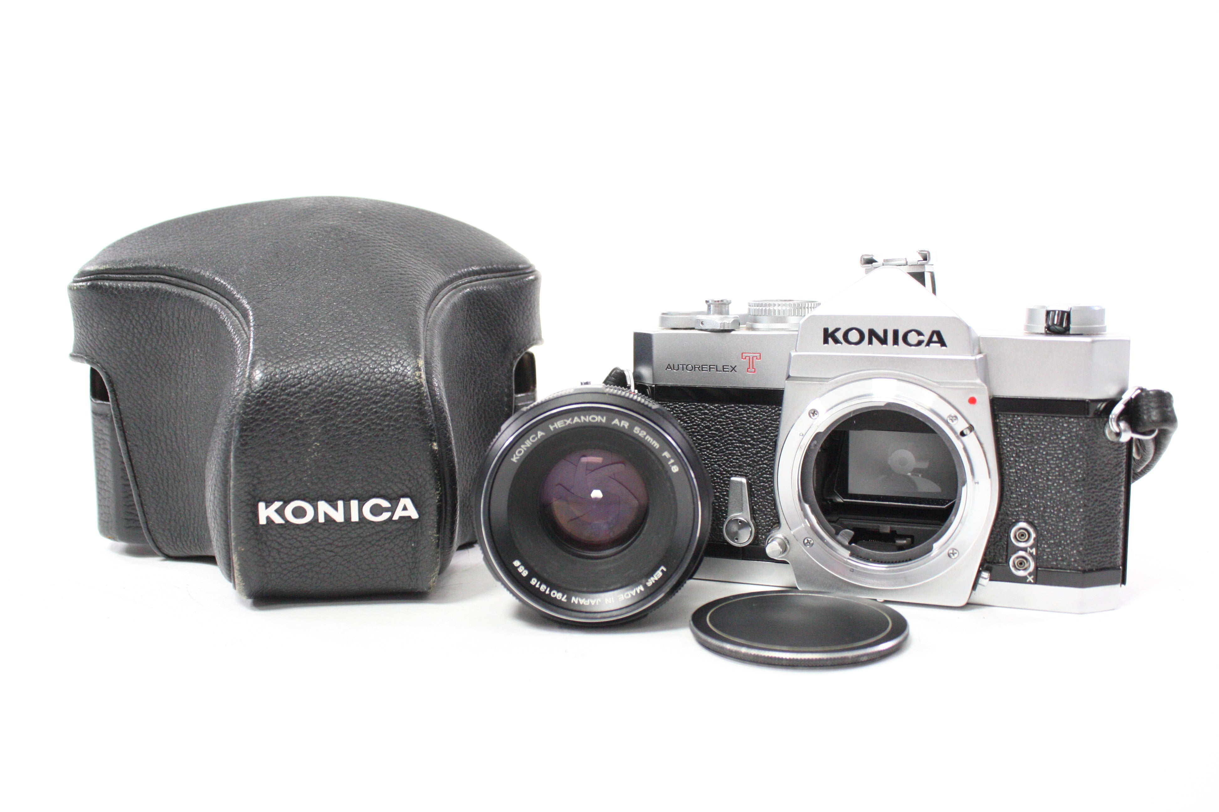 Konica Autoreflex T 35mm SLR Camera with Konica 52mm f/1.8 Hexanon Lens