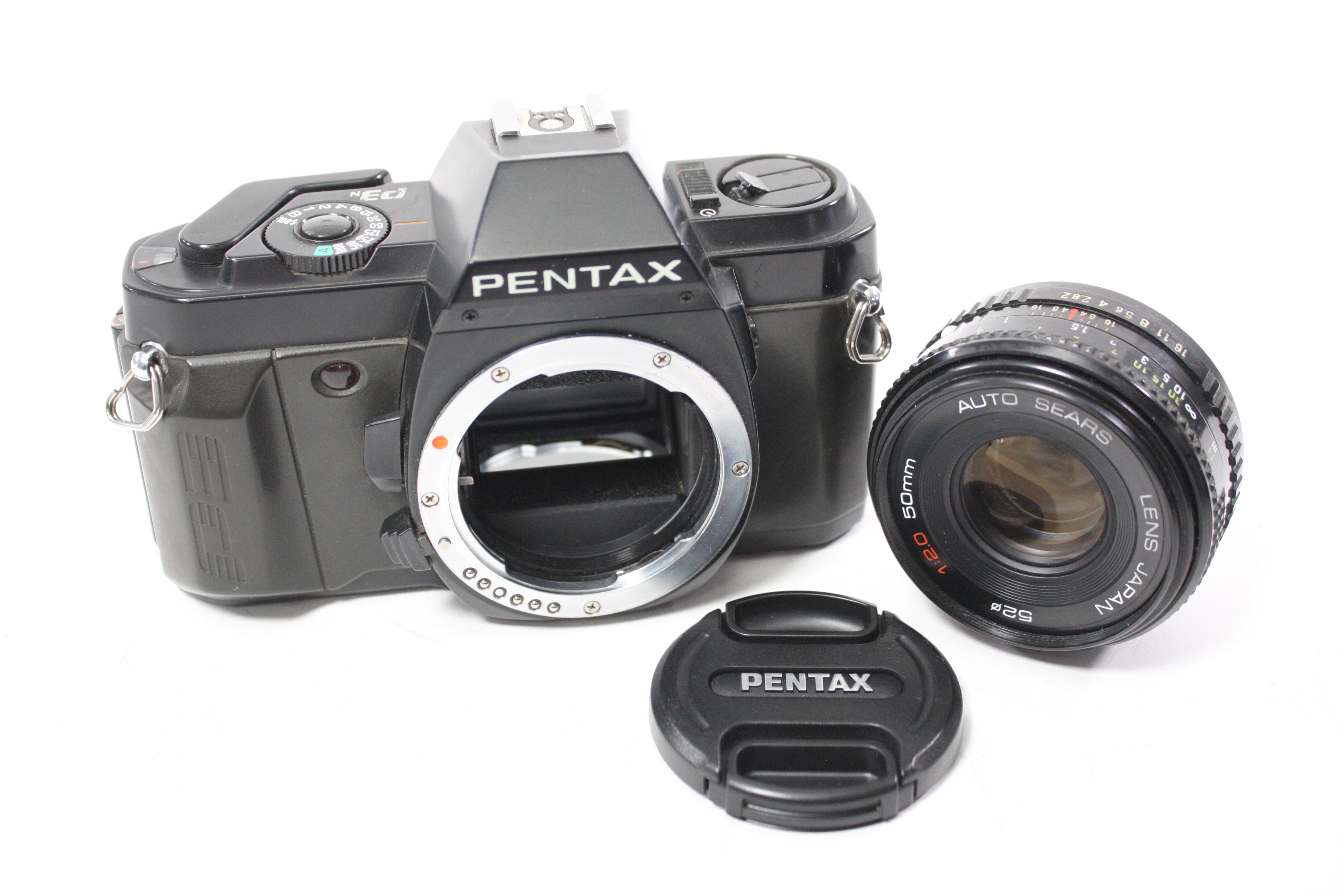 Pentax P3N 35mm SLR Camera with Sears 50mm f/2.0 Auto Lens