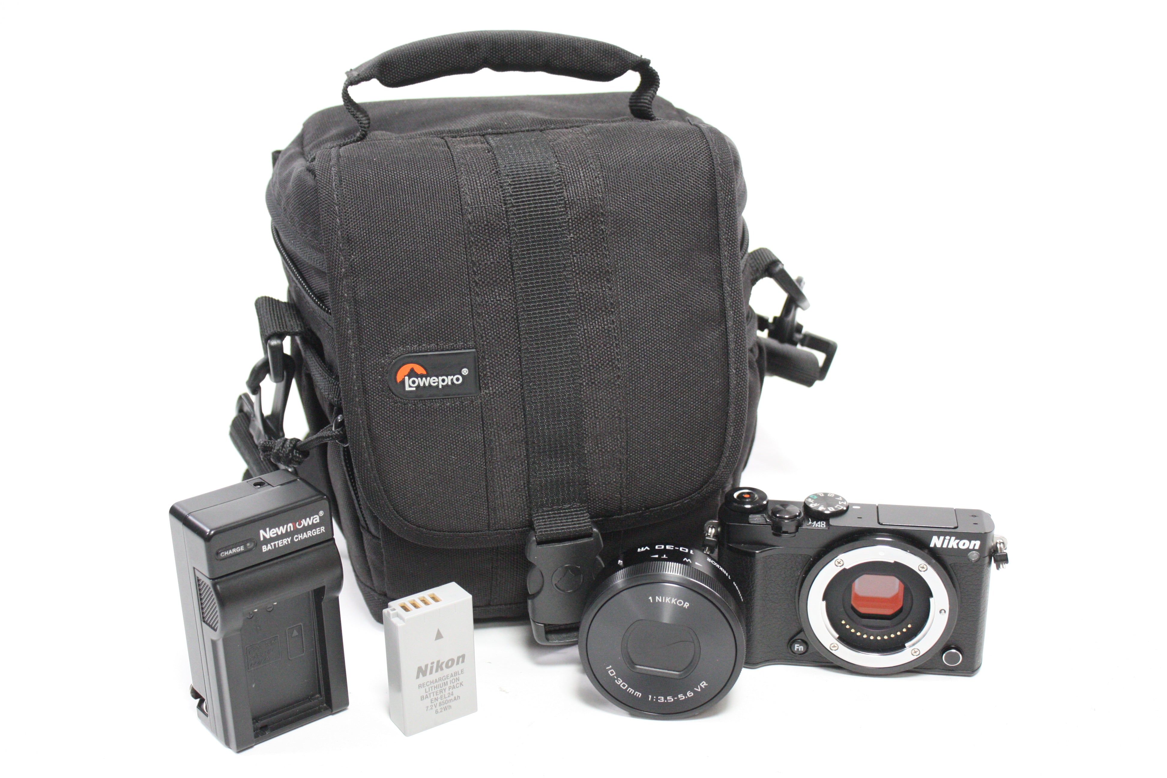 Nikon 1 J5 Digital Mirrorless Camera with 10-30mm f/3.5-5.6 VR Lens with Shutter Count 29,213