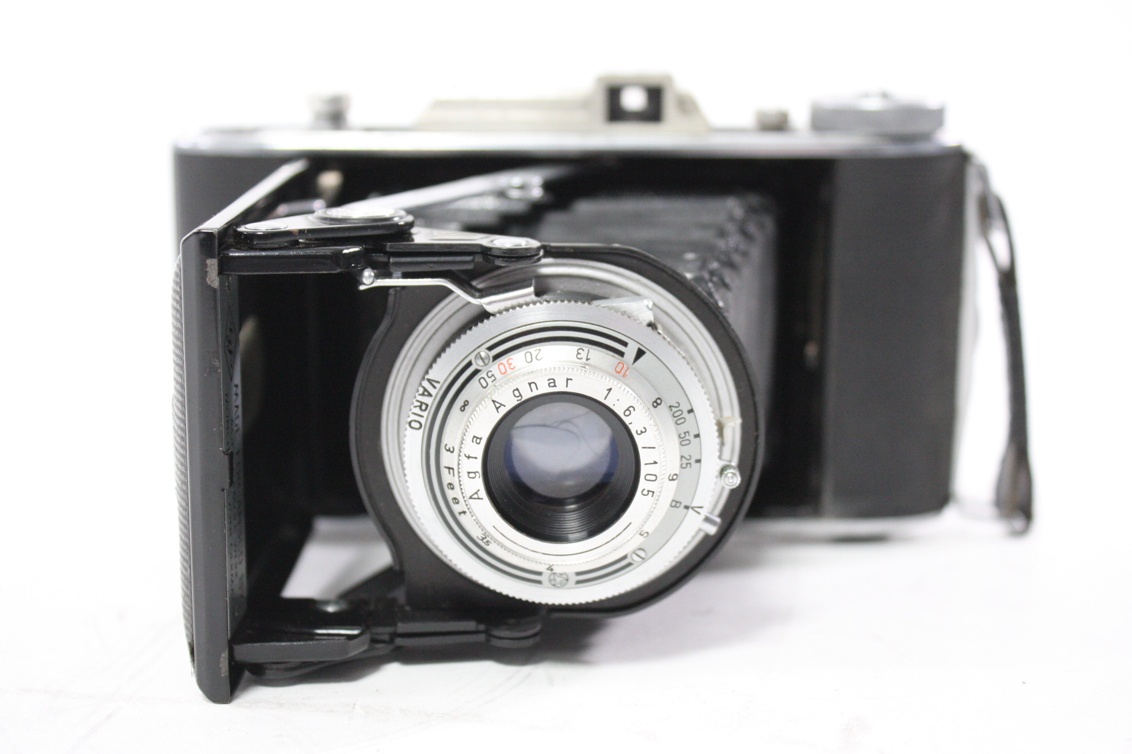 Ansco Viking Folding 120mm Camera with 105mm f/6.3 Agfa Lens