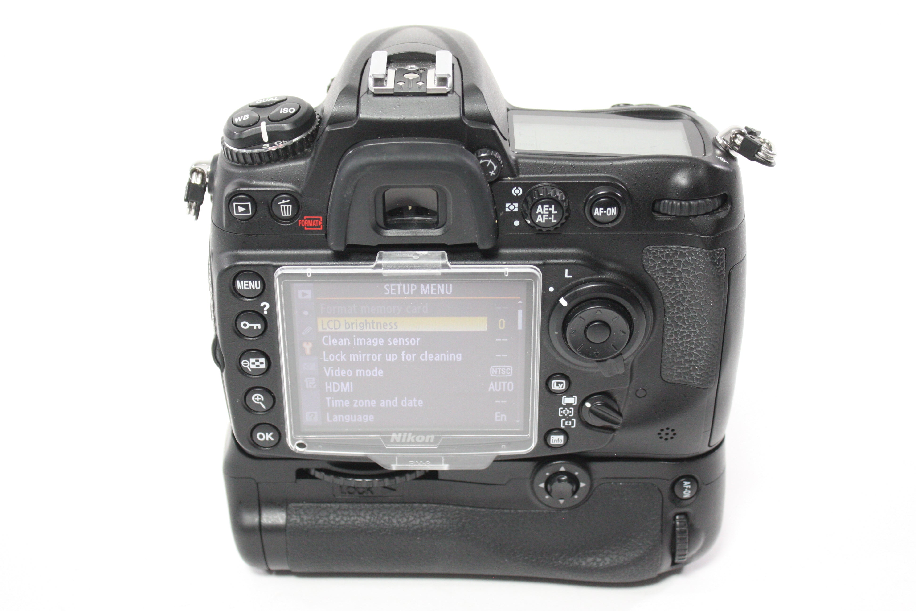 Nikon D300S DSLR Camera Body with Shutter Count 89,330 with Battery Grip