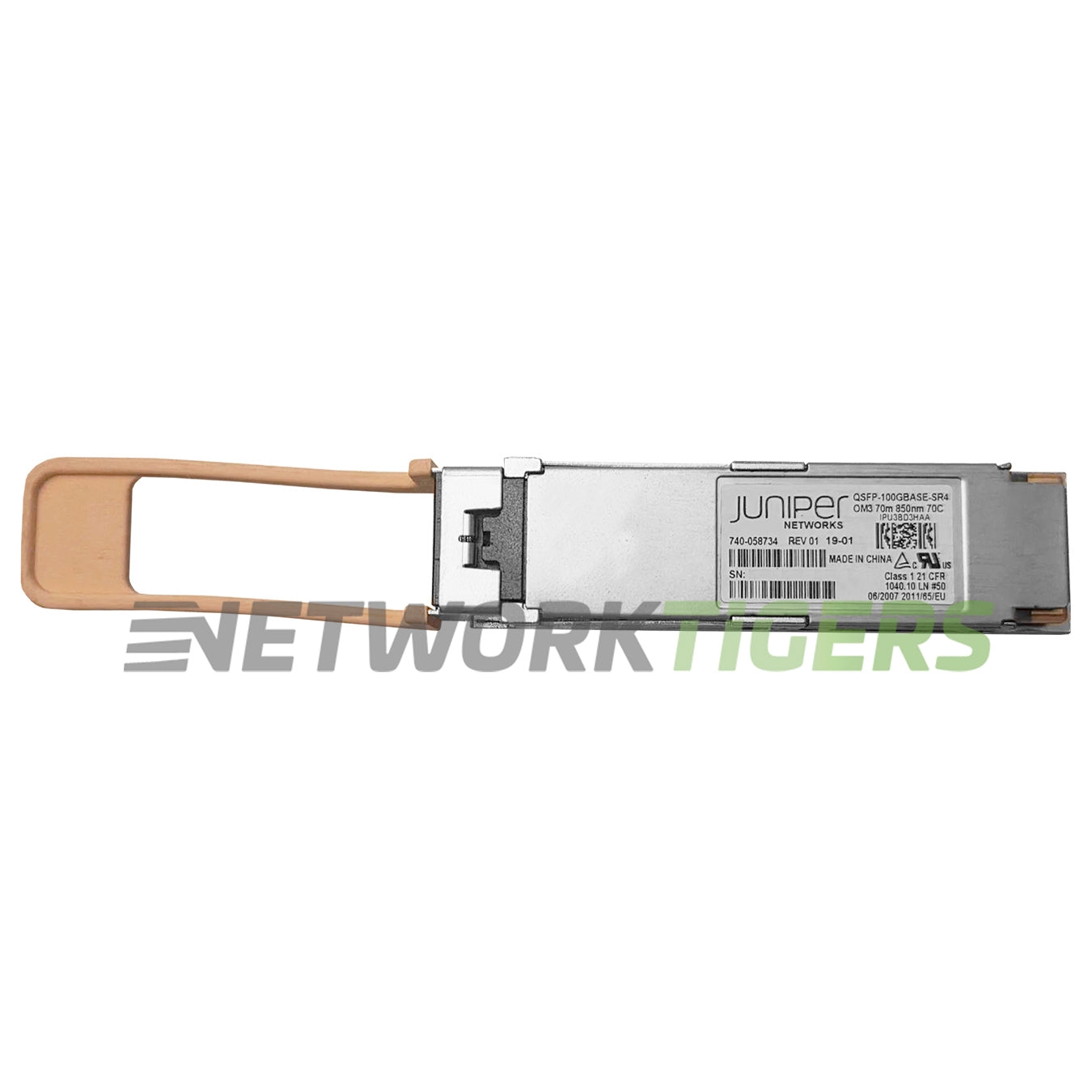 NEW Juniper QSFP-100GBASE-SR4 100GB BASE-SR4 850nm MMF QSFP28 Transceiver