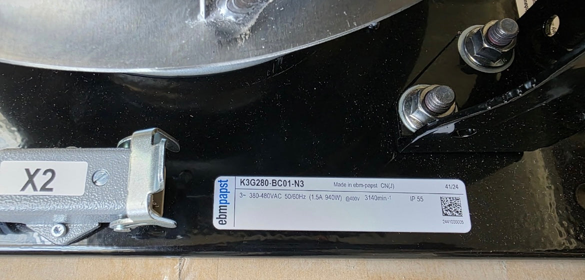 K3G280-BC01-N3 M3G084-FA ebm-papst centrifugal fan 400V 940W 1.5A 3140rpm