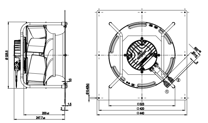 K3G310-RR05-H2 ebm papst fan