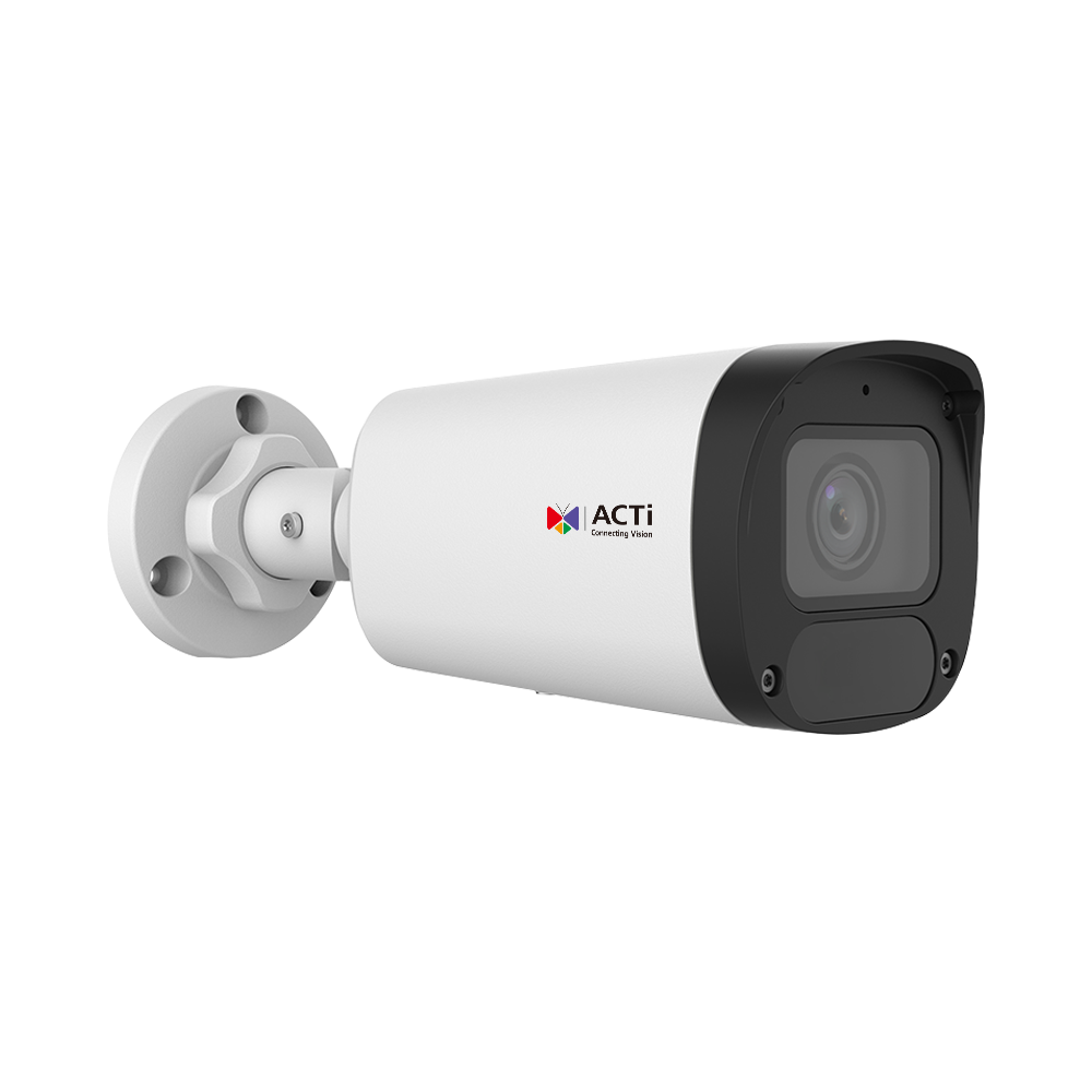 ACTi K43 5MP Deep Learning AI 4.3x Zoom Bullet with IR LED 60m, WDR 130dB